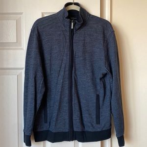 Used Mens Van Heusen zip up sweater size Medium
